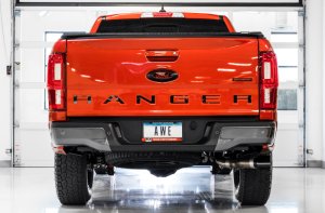 Ford Ranger Performance Exhaust - AWE Tuning - 0FG Cat Back - Diamond Black - `19-`27 Ford Ranger Performance Exhaust - AWE Tuning - 0FG Cat Back - Diamond Black - `19-`27
